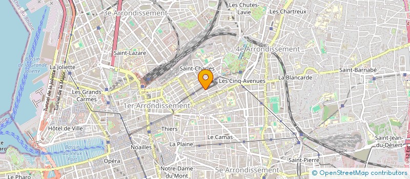 localisation de l'entreprise MONSIEUR CYRILL TOURRES à MARSEILLE