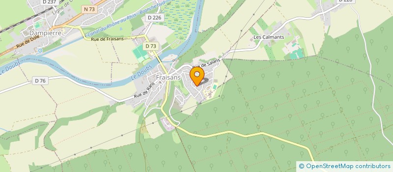 localisation de l'entreprise MONSIEUR CYRILLE ADAM à FRAISANS