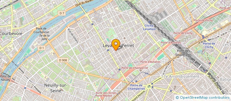 localisation de l'entreprise MONSIEUR CYRILLE ALBERT-ROULHAC à LEVALLOIS-PERRET
