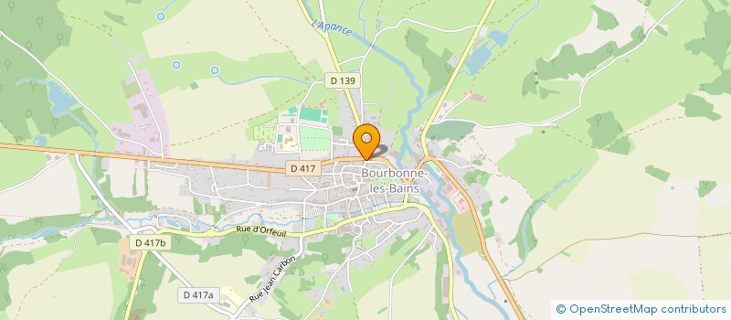 localisation de l'entreprise MONSIEUR CYRILLE ANDRE à BOURBONNE-LES-BAINS