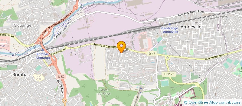 localisation de l'entreprise MONSIEUR CYRILLE ANDRES  AMNEVILLE