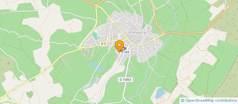 localisation de l'entreprise MONSIEUR CYRILLE ANTRAIGUES  VILLEVEYRAC