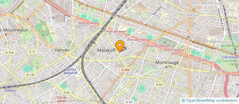 localisation de l'entreprise MONSIEUR CYRILLE ARDAUD à MALAKOFF