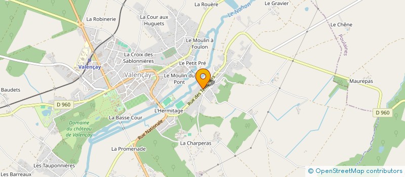 localisation de l'entreprise MONSIEUR CYRILLE ARRICOT à VALENCAY