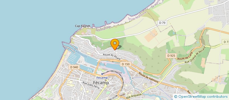 localisation de l'entreprise MONSIEUR CYRILLE AUCRETERRE  FECAMP