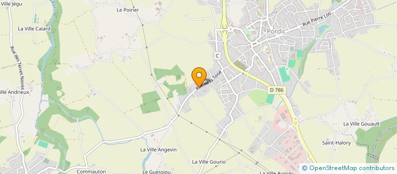 localisation de l'entreprise MONSIEUR CYRILLE AUFFRAY  PORDIC