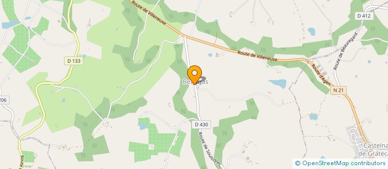 localisation de l'entreprise MONSIEUR CYRILLE AUPETIT  BEAUGAS