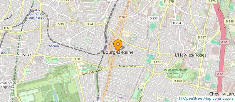 localisation de l'entreprise MONSIEUR CYRILLE AUTEXIER à BOURG-LA-REINE