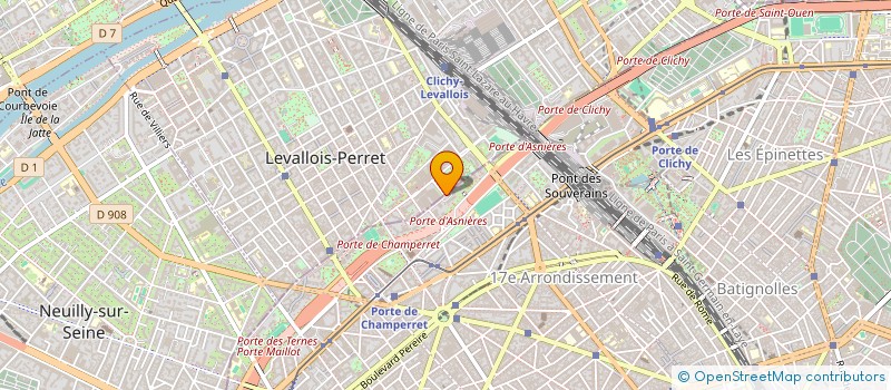 localisation de l'entreprise MONSIEUR CYRILLE AWOUNANG  PARIS