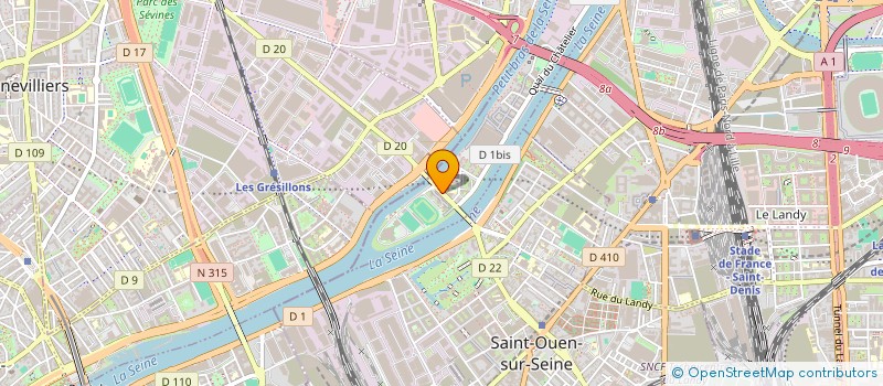 localisation de l'entreprise MONSIEUR CYRILLE BALLANGER  L'ILE-SAINT-DENIS