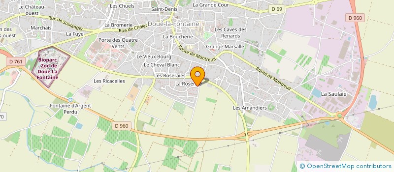 localisation de l'entreprise MONSIEUR CYRILLE BARAT à DOUE-EN-ANJOU