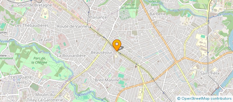 localisation de l'entreprise MONSIEUR CYRILLE BARBAUD  NANTES