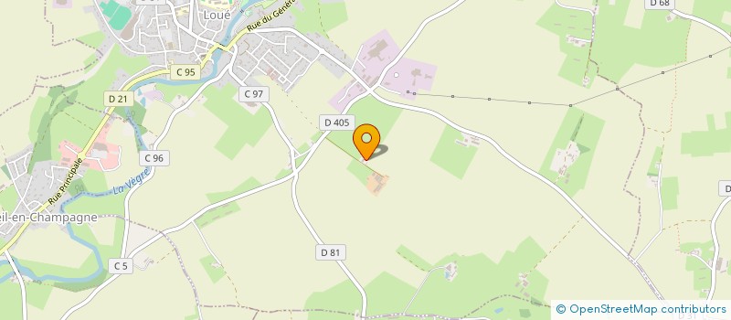 localisation de l'entreprise MONSIEUR CYRILLE BARRE  LOUE