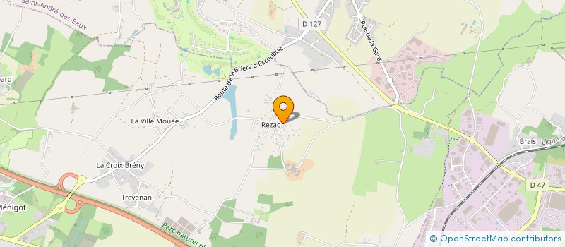 localisation de l'entreprise MONSIEUR CYRILLE BATARD à LA BAULE-ESCOUBLAC