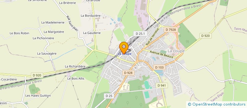 localisation de l'entreprise MONSIEUR CYRILLE BEAUMONT à LA LOUPE