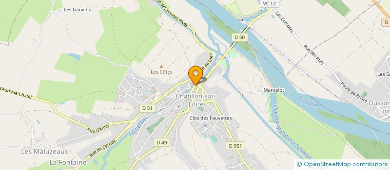 localisation de l'entreprise MONSIEUR CYRILLE BEDU  SAINT-FIRMIN-SUR-LOIRE