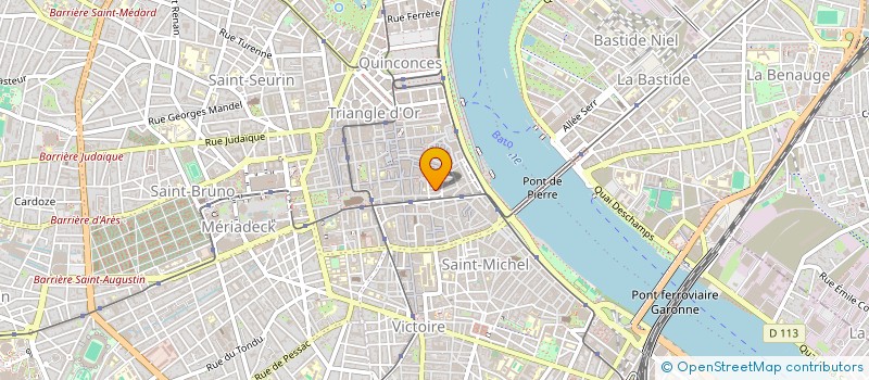 localisation de l'entreprise MONSIEUR CYRILLE BEIRNAERT  BORDEAUX