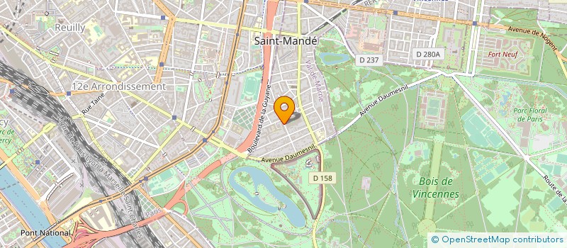 localisation de l'entreprise MONSIEUR CYRILLE BENSIMHON  SAINT-MANDE