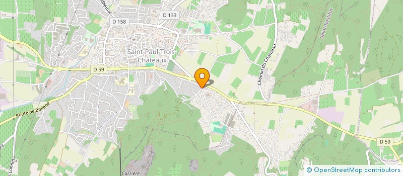 localisation de l'entreprise MONSIEUR CYRILLE BENZINO  SAINT-PAUL-TROIS-CHATEAUX