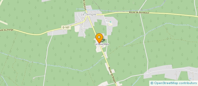 localisation de l'entreprise MONSIEUR CYRILLE BERNARD  LE TEMPLE