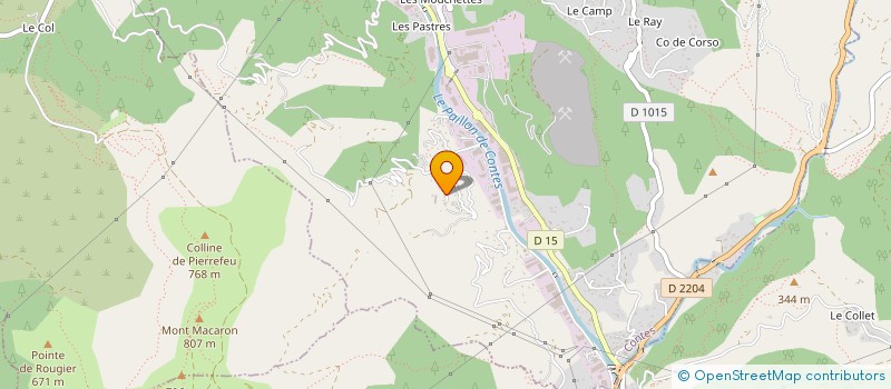 localisation de l'entreprise MONSIEUR CYRILLE BERNARD  CONTES