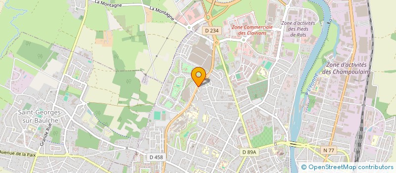 localisation de l'entreprise MONSIEUR CYRILLE BERNARD à AUXERRE