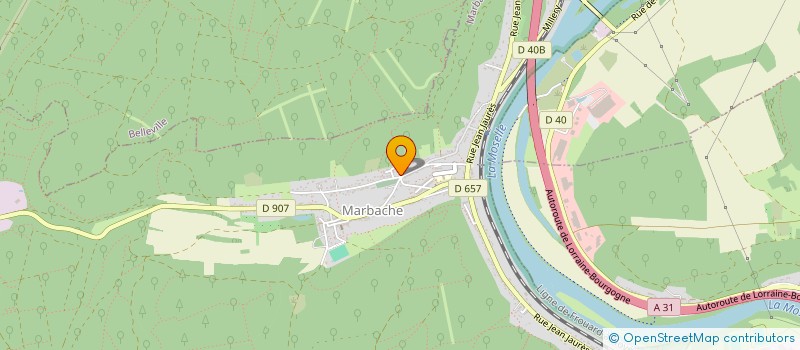 localisation de l'entreprise MONSIEUR CYRILLE BLANC  MARBACHE