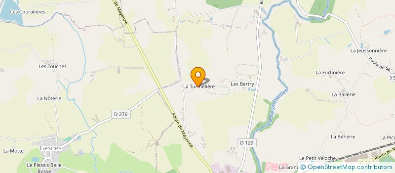 localisation de l'entreprise MONSIEUR CYRILLE BLANCHARD  MONTSURS