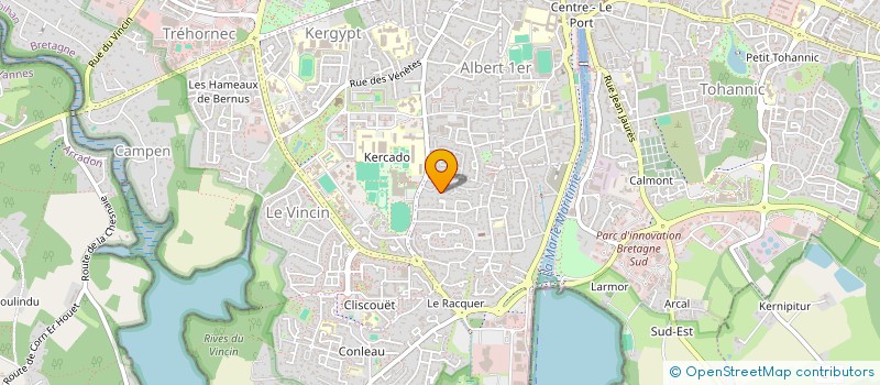 localisation de l'entreprise MONSIEUR CYRILLE BLOND à VANNES