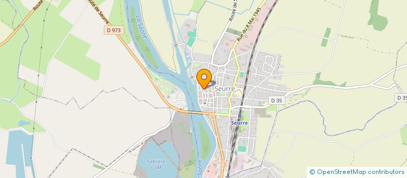 localisation de l'entreprise MONSIEUR CYRILLE BOISSONNADE  SEURRE