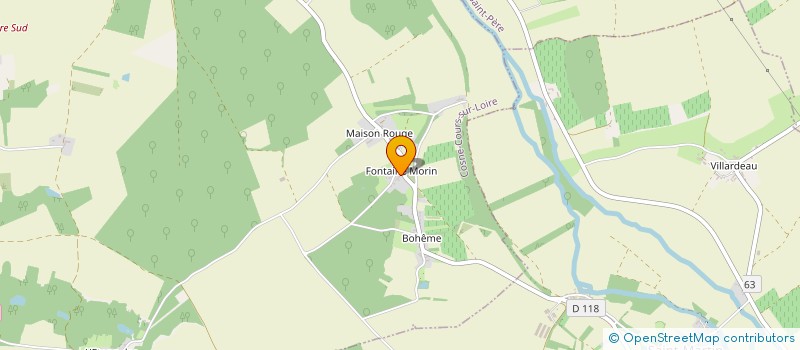 localisation de l'entreprise MONSIEUR CYRILLE BONNIN  COSNE-COURS-SUR-LOIRE