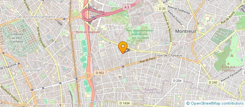 localisation de l'entreprise MONSIEUR CYRILLE BOSC à MONTREUIL