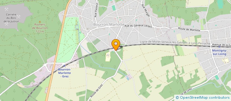 localisation de l'entreprise MONSIEUR CYRILLE BOTTACCHI  BOURRON-MARLOTTE