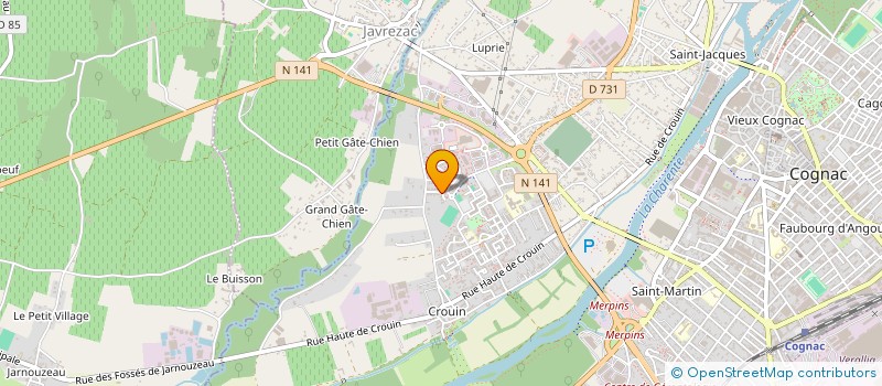 localisation de l'entreprise MONSIEUR CYRILLE BOTTO à COGNAC