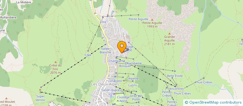 localisation de l'entreprise MONSIEUR CYRILLE BOUCHER à LES DEUX ALPES