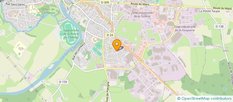 localisation de l'entreprise MONSIEUR CYRILLE BOULARD  COURTILLERS