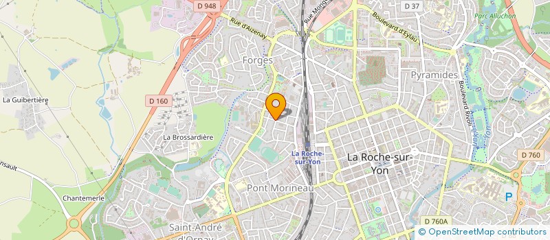 localisation de l'entreprise MONSIEUR CYRILLE BOULINEAU à LA ROCHE-SUR-YON