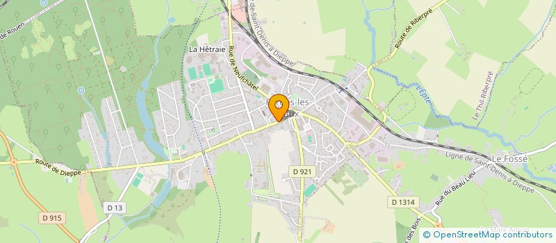 localisation de l'entreprise MONSIEUR CYRILLE BOUTARD  FORGES-LES-EAUX