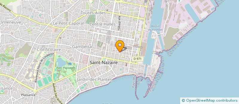 localisation de l'entreprise MONSIEUR CYRILLE BOUTEAU à SAINT-NAZAIRE