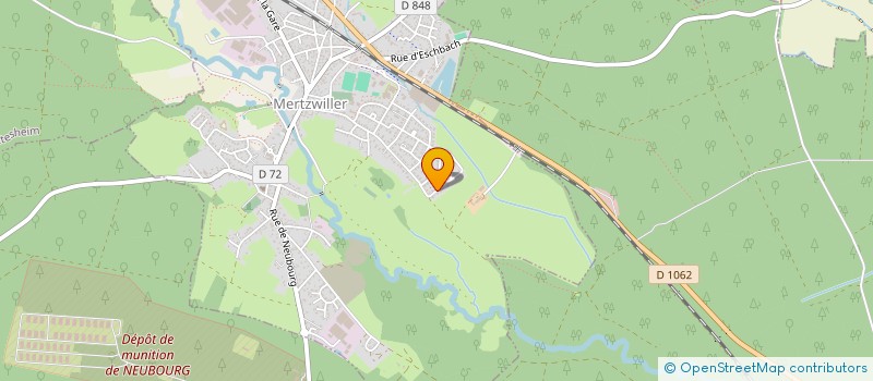 localisation de l'entreprise MONSIEUR CYRILLE BRINI  MERTZWILLER