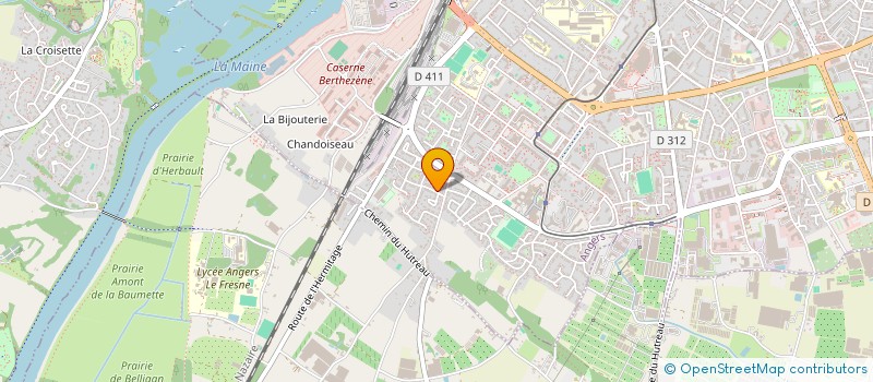 localisation de l'entreprise MONSIEUR CYRILLE BROGARD à ANGERS