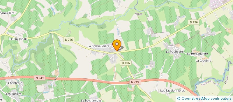 localisation de l'entreprise MONSIEUR CYRILLE BROSSET à VALLET