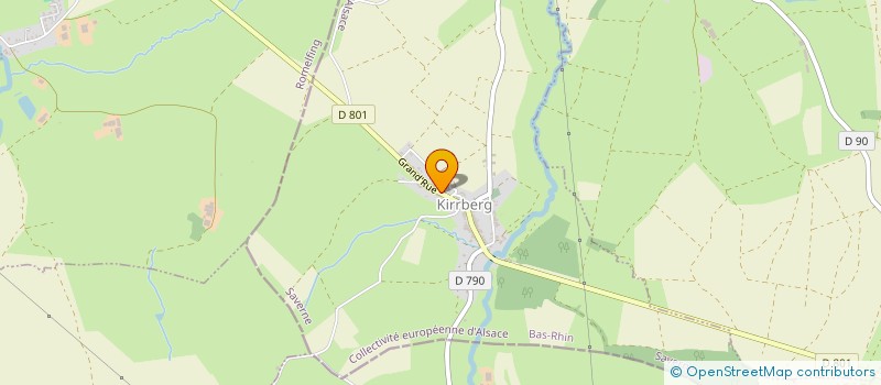 localisation de l'entreprise MONSIEUR CYRILLE BRUCHON  KIRRBERG