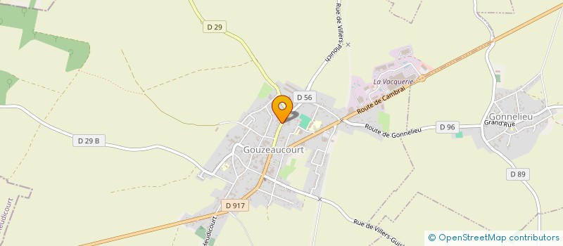 localisation de l'entreprise MONSIEUR CYRILLE BRUMAIN à GOUZEAUCOURT