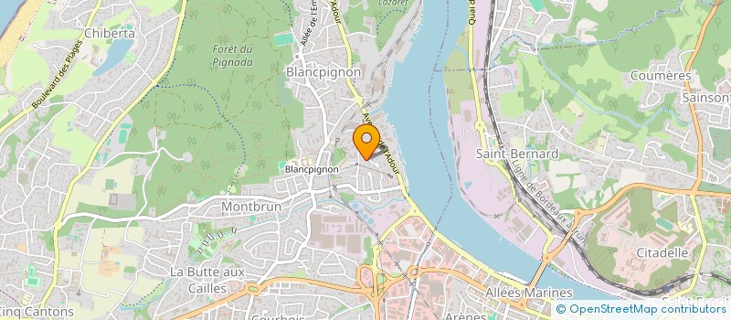 localisation de l'entreprise MONSIEUR CYRILLE CADOT  ANGLET