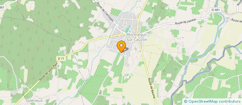 localisation de l'entreprise MONSIEUR CYRILLE CAMPENET  MONTSEGUR-SUR-LAUZON