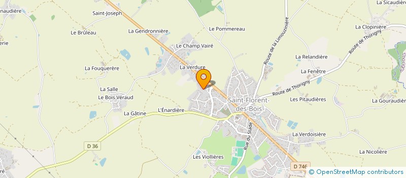 localisation de l'entreprise MONSIEUR CYRILLE CANCRE  SAINT-AVAUGOURD-DES-LANDES