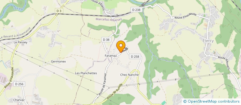 localisation de l'entreprise MONSIEUR CYRILLE CARRE à SAINT-JORIOZ