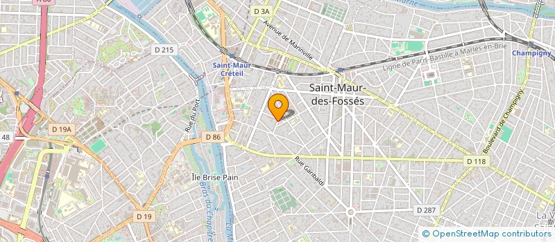 localisation de l'entreprise MONSIEUR CYRILLE CASTAGNE à SAINT-MAUR-DES-FOSSES