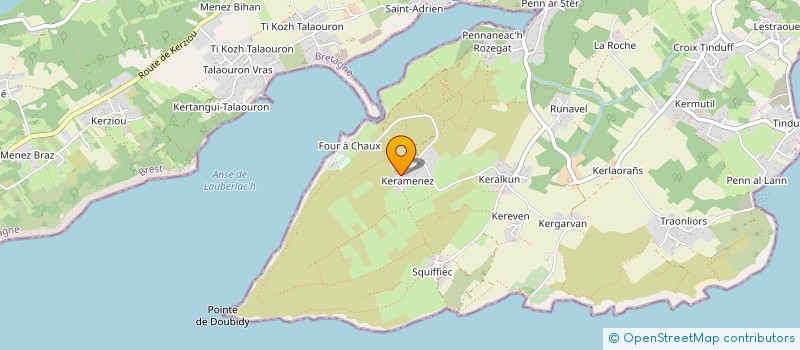 localisation de l'entreprise MONSIEUR CYRILLE CASTELLANT  PLOUGASTEL-DAOULAS